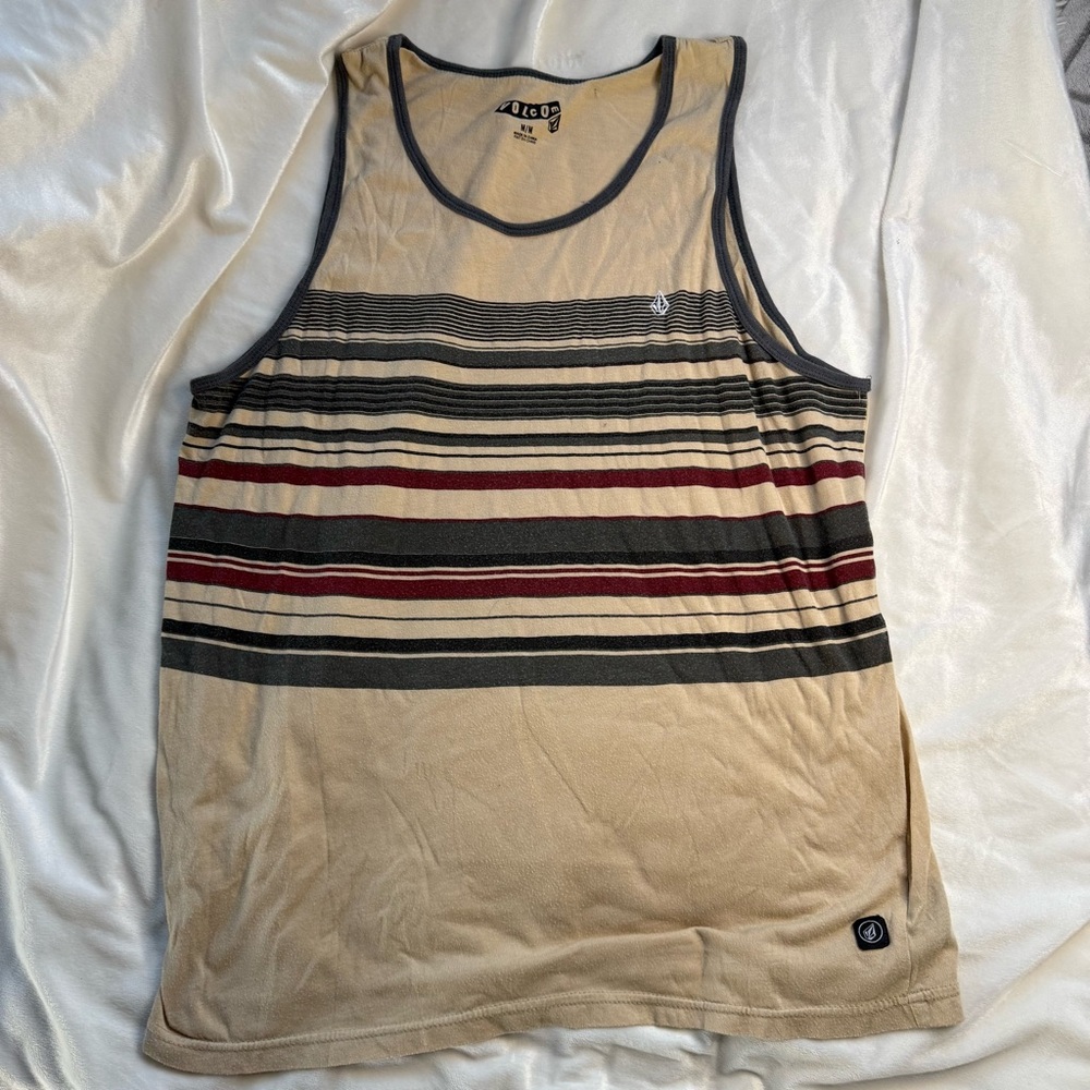 Men’s Volcom tank top medium classic tank top fit cotton/polyester blend